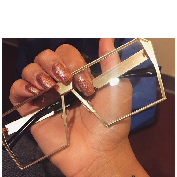 Oversize Shield Vintage Square Sunglasses main image 6